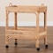 Bali & Pari Lombok Modern Bohemian Natural Brown Rattan Wine Cart 238-13391-ZORO - alternate 7
